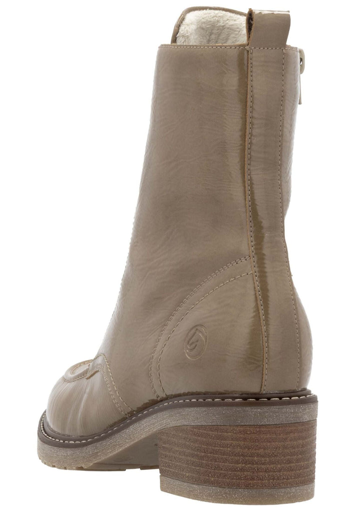 Remonte Stiefelette Lederimitat Braun Lack