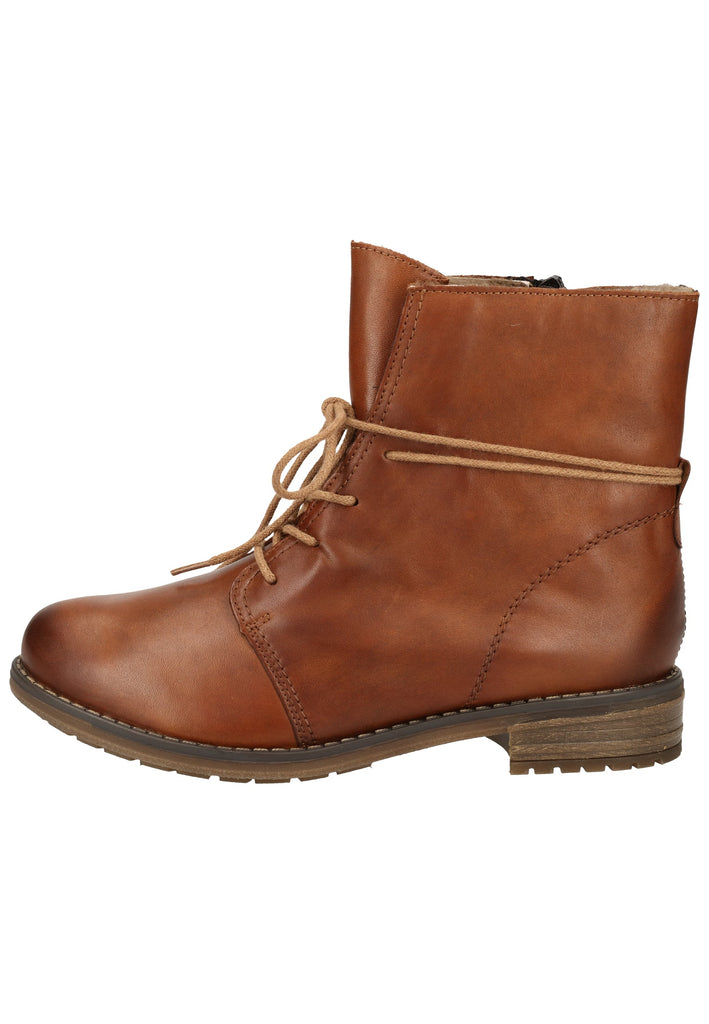 Remonte Stiefelette Lederimitat Braun Warmfutter