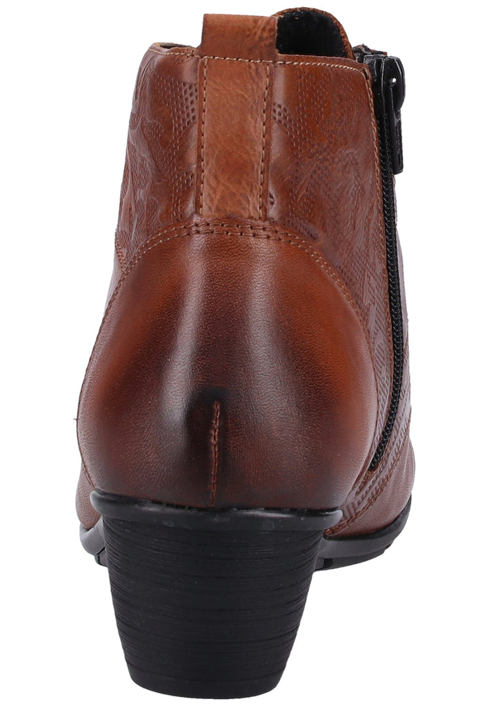 Remonte Stiefelette Lederimitat Braun Warmfutter