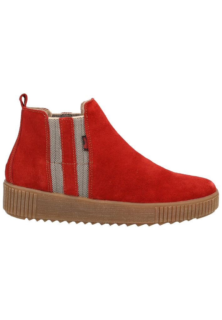 Remonte Stiefelette Lederimitat Rot