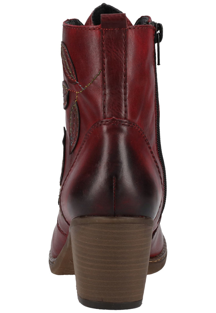Remonte Stiefelette Lederimitat Rot
