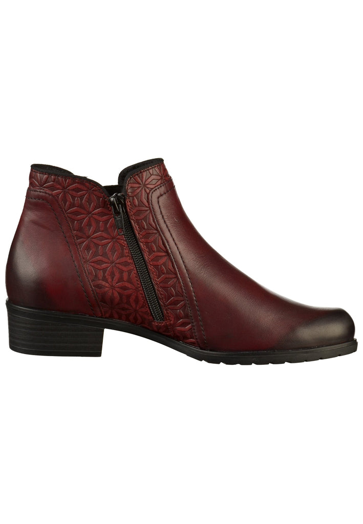 Remonte Stiefelette Lederimitat Rot