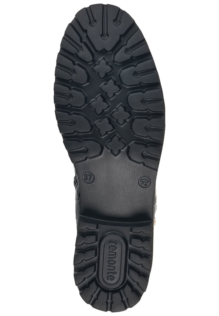 Remonte Stiefelette Lederimitat Schwarz