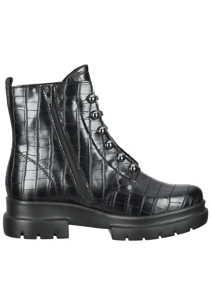 Remonte Stiefelette Lederimitat Schwarz