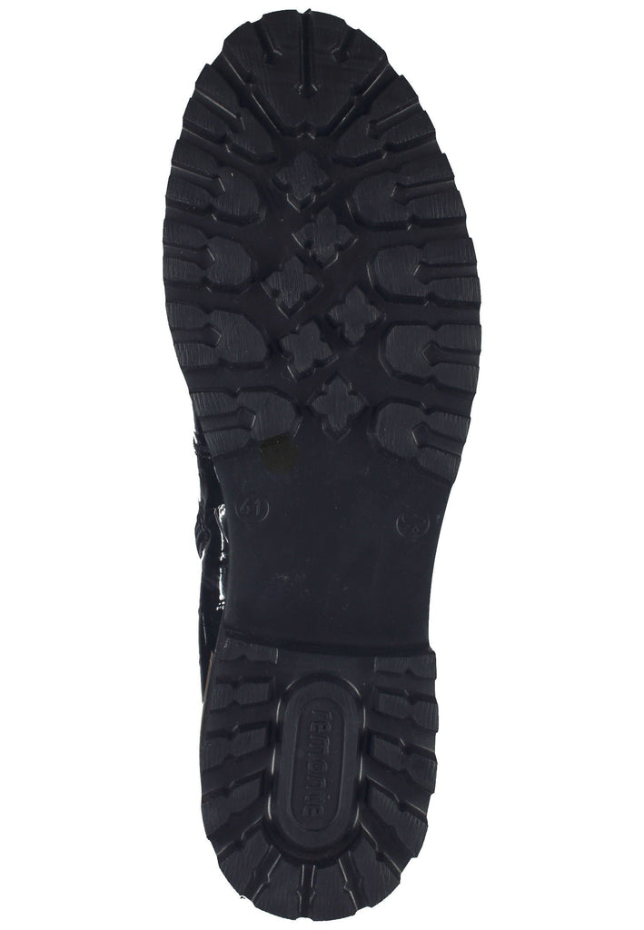 Remonte Stiefelette Lederimitat Schwarz