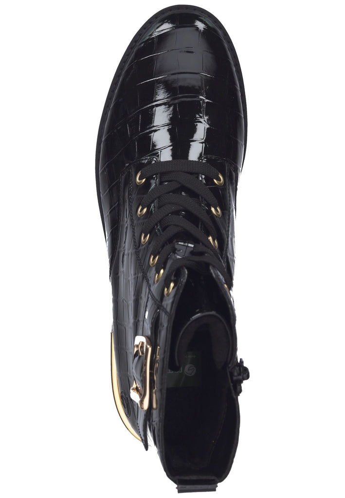 Remonte Stiefelette Lederimitat Schwarz