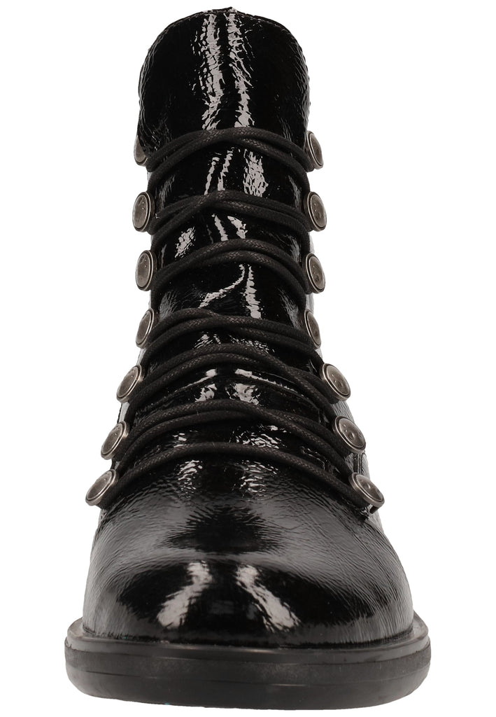 Remonte Stiefelette Lederimitat Schwarz Warmfutter