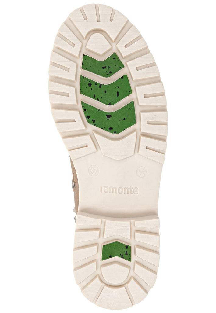 Remonte Stiefelette Lederimitat/Textil Camel Warmfutter