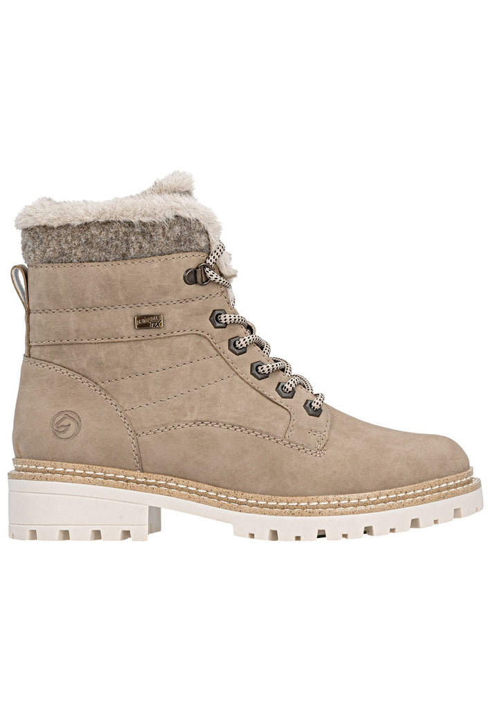 Remonte Stiefelette Lederimitat/Textil Camel Warmfutter