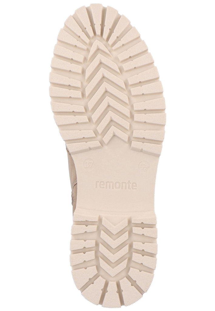 Remonte Stiefelette Veloursleder Crema Warmfutter