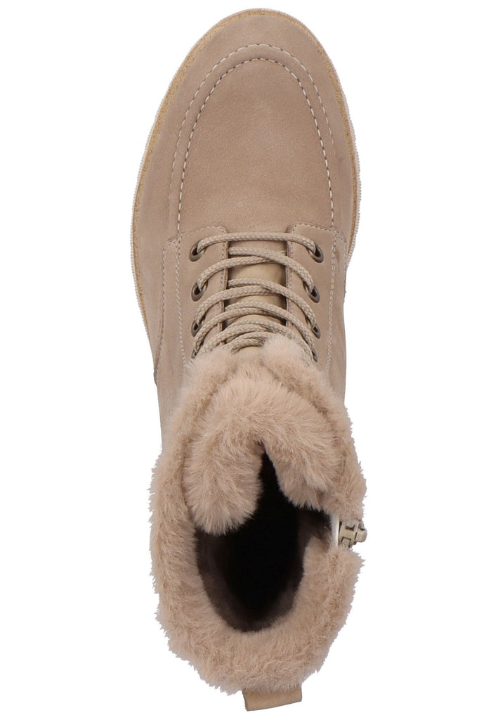 Remonte Stiefelette Veloursleder Crema Warmfutter