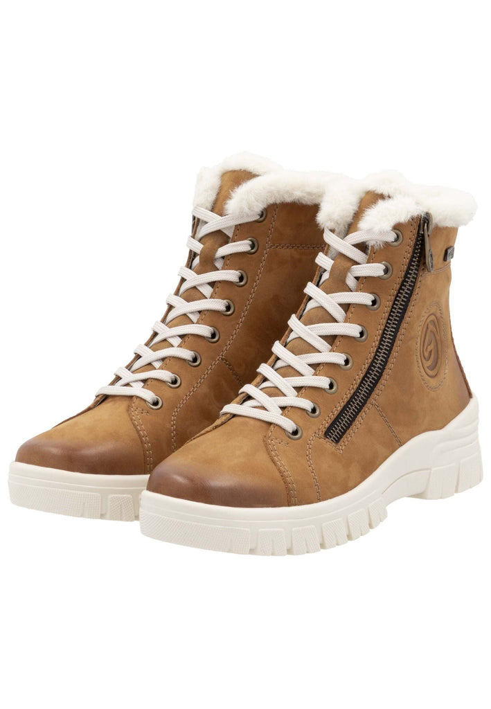 Remonte Stiefelette Veloursleder Reh Warmfutter