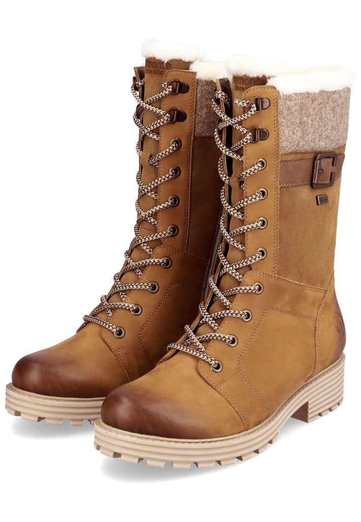 Remonte Stiefelette Veloursleder Reh Warmfutter