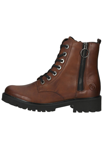 Stiefeletten Remonte Stiefelette Glattleder Chestnut