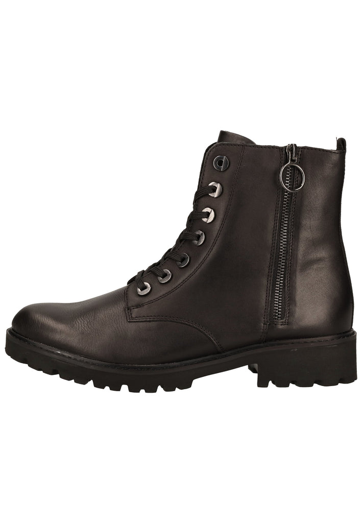 Stiefeletten Remonte Stiefelette Glattleder Schwarz