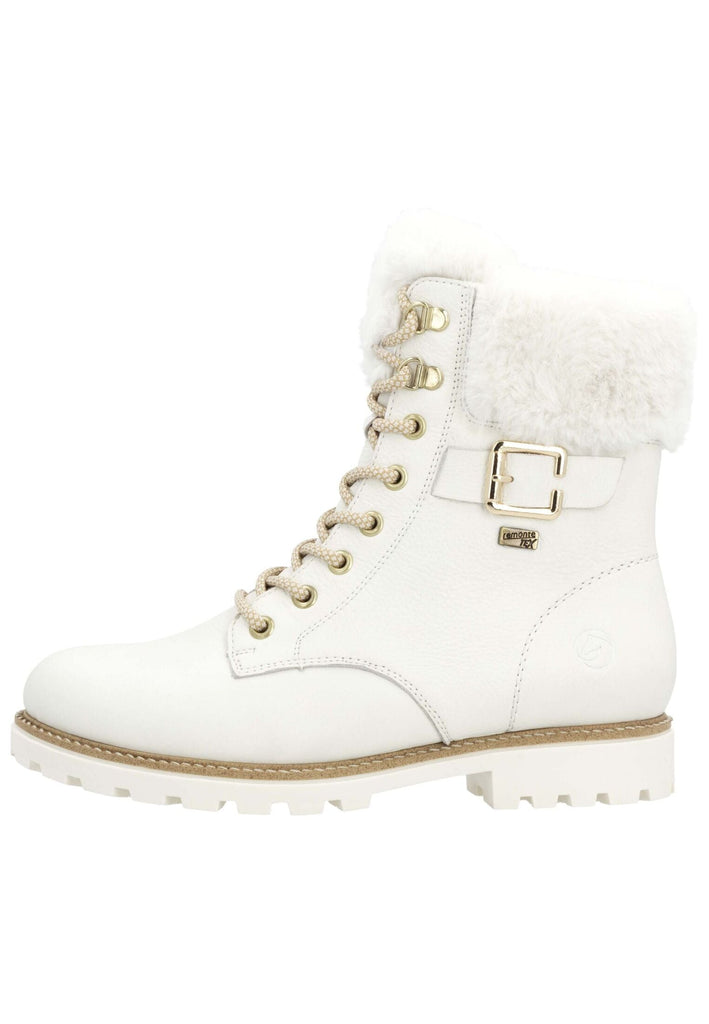Stiefeletten Remonte Stiefelette Leder/Fell Weiß
