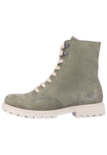 Stiefeletten Remonte Stiefelette Leder Grün
