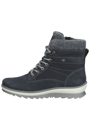 Stiefeletten Remonte Stiefelette Leder Pazifik Warmfutter