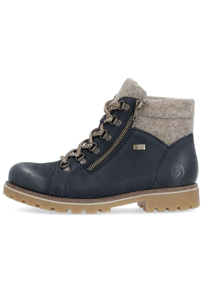 Stiefeletten Remonte Stiefelette Veloursleder Pazifik