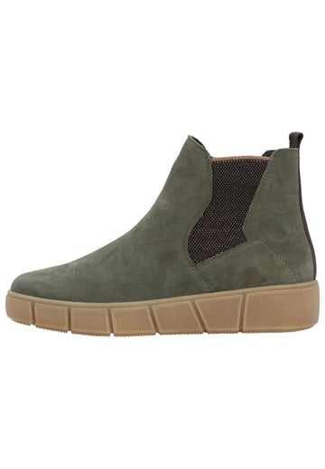 Stiefeletten Remonte Stiefelette Veloursleder/Textil Grün/Schwarz