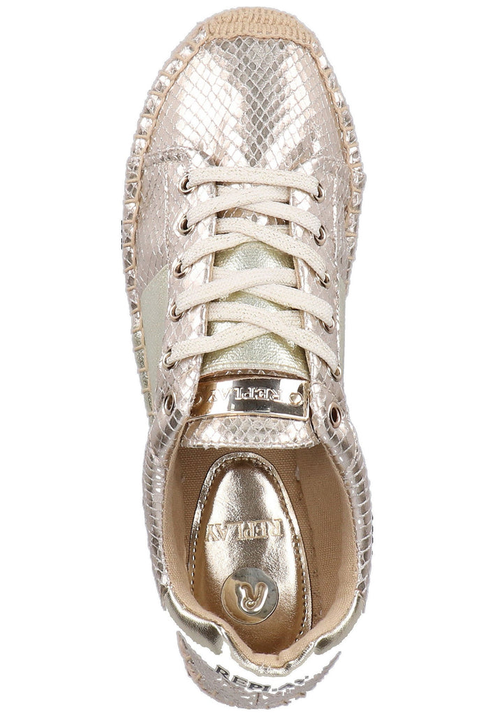 Replay Halbschuhe Lederimitat Gold