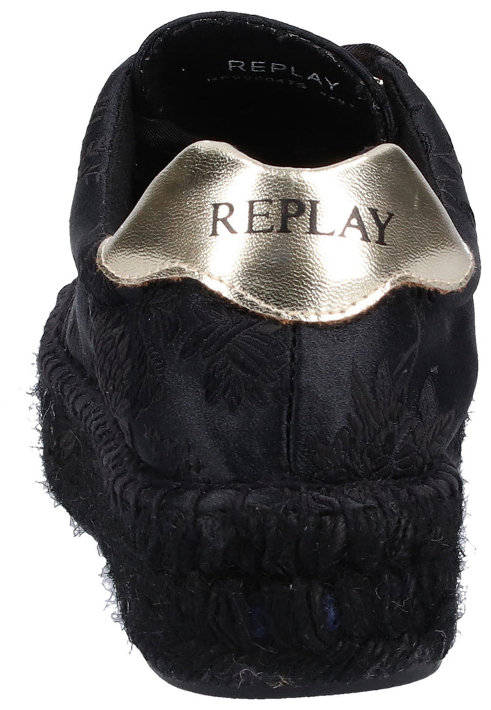 Replay Halbschuhe Textil Schwarz
