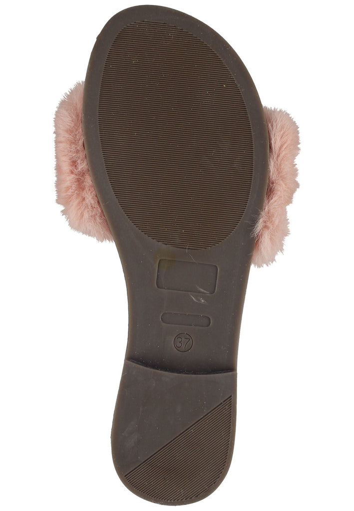 Replay Pantoletten Lederimitat Kupfer