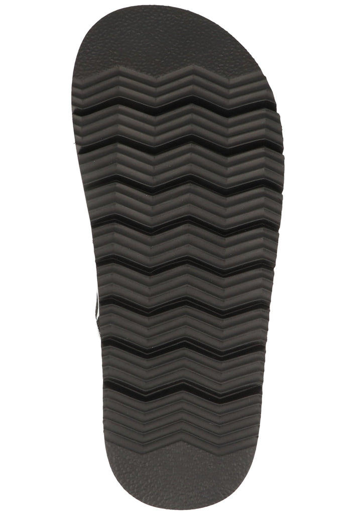 Replay Pantoletten Lederimitat Schwarz