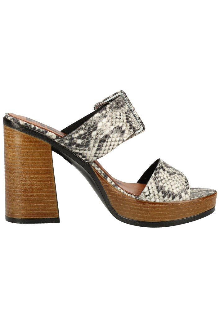 Replay Pantoletten Lederimitat Stone