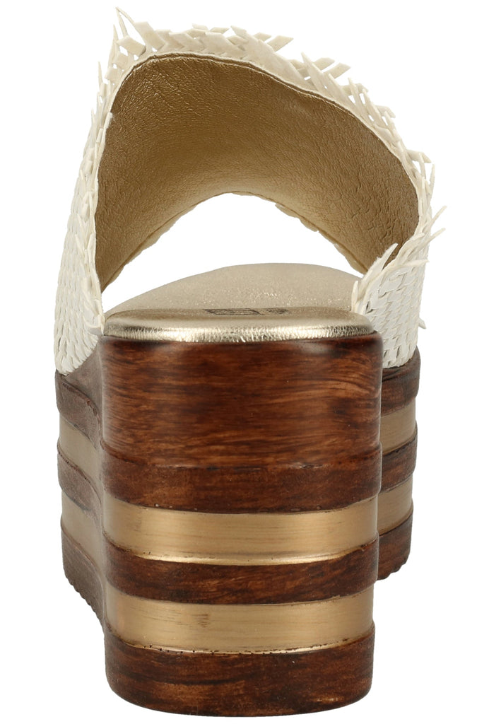 Replay Pantoletten Lederimitat/Textil Weiß