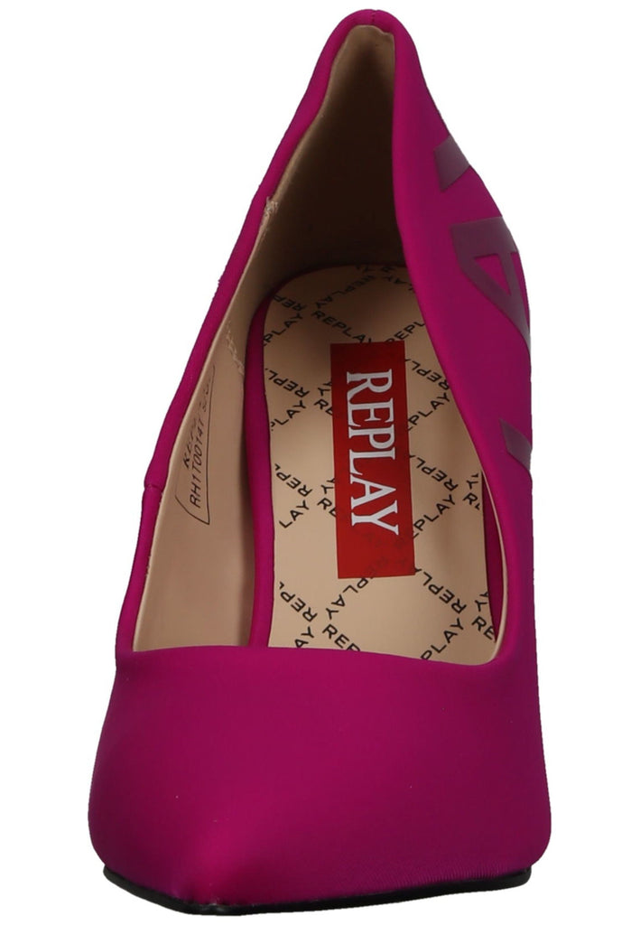 Replay Pumps Lederimitat Fuchsia