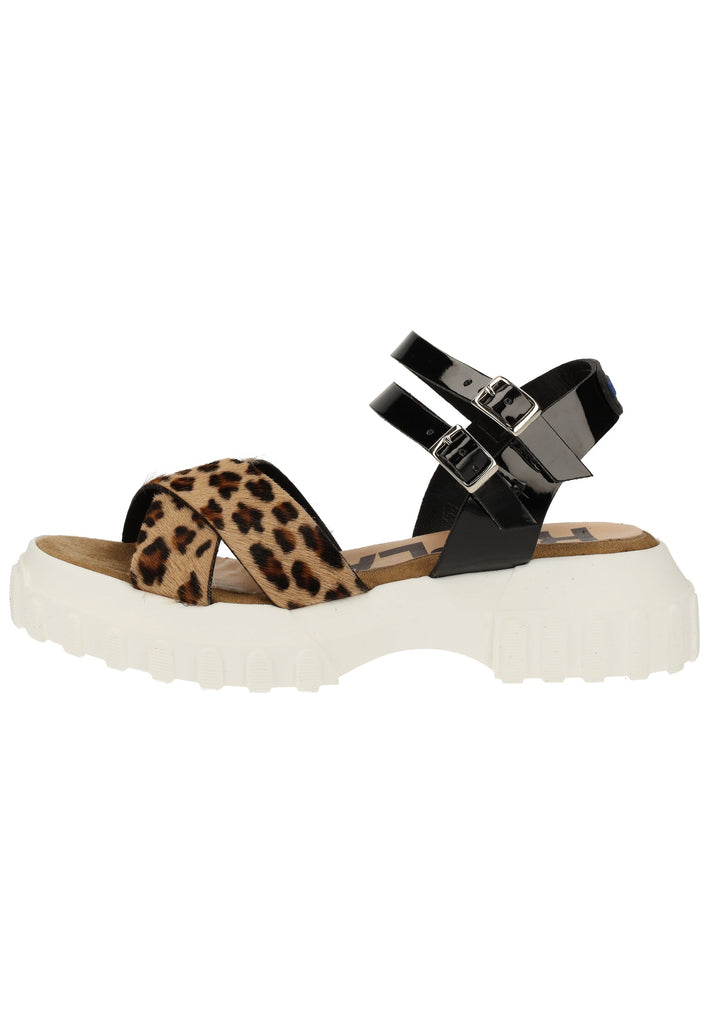 Replay Sandalen Leder/Synthetik Schwarz/Beige