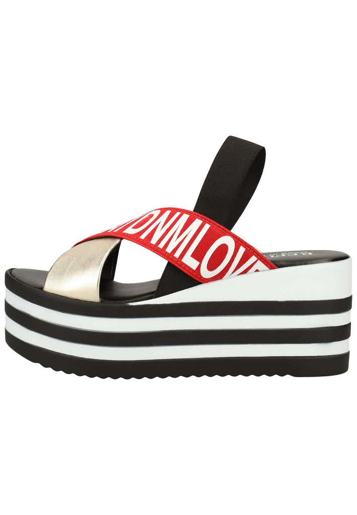 Replay Sandalen Lederimitat/Textil Gold/Rot