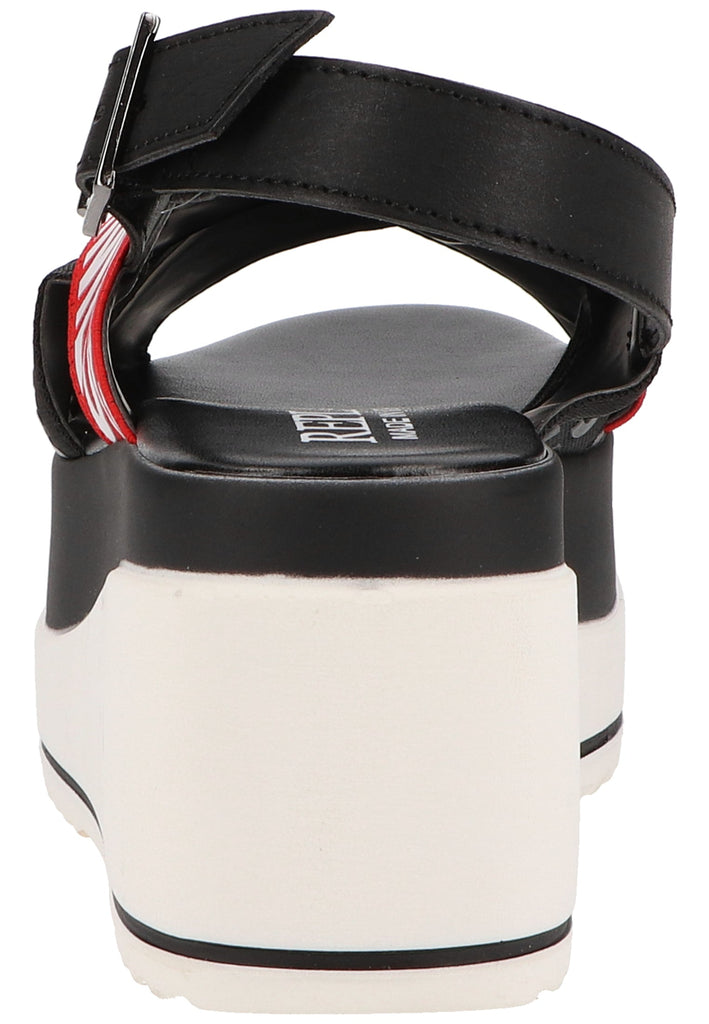 Replay Sandalen Lederimitat/Textil Rot/Schwarz