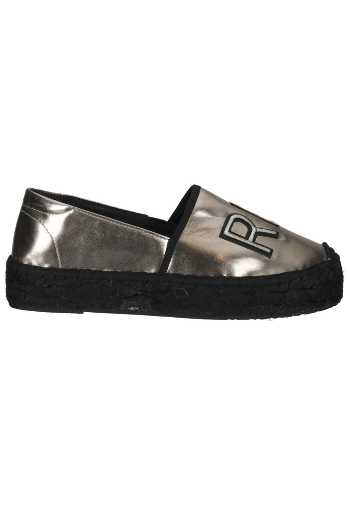 Replay Slipper Lederimitat Pewter
