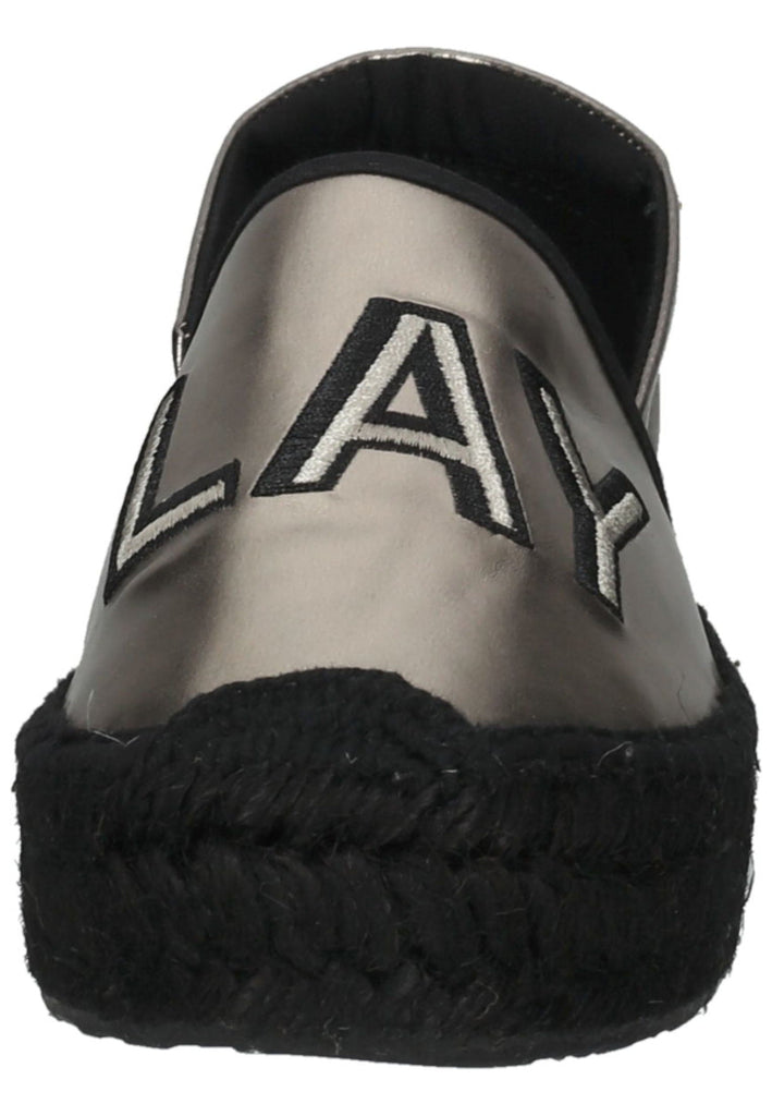 Replay Slipper Lederimitat Pewter