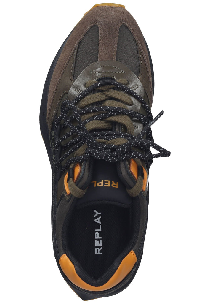 Replay Sneaker Leder Grün/Kombi