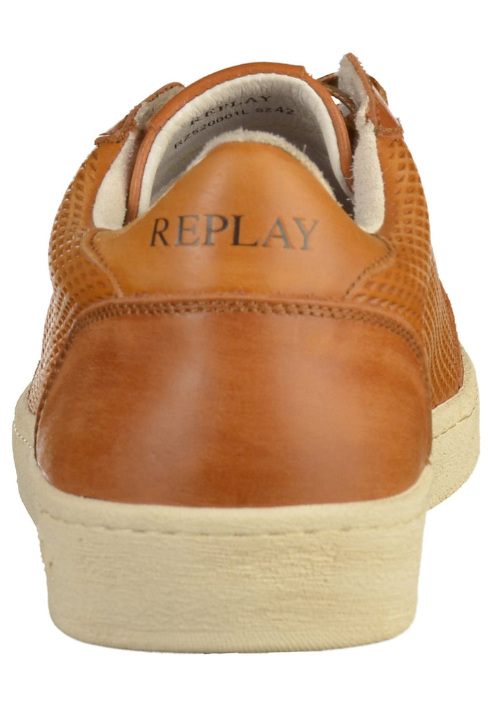 Replay Sneaker Leder Hellbraun