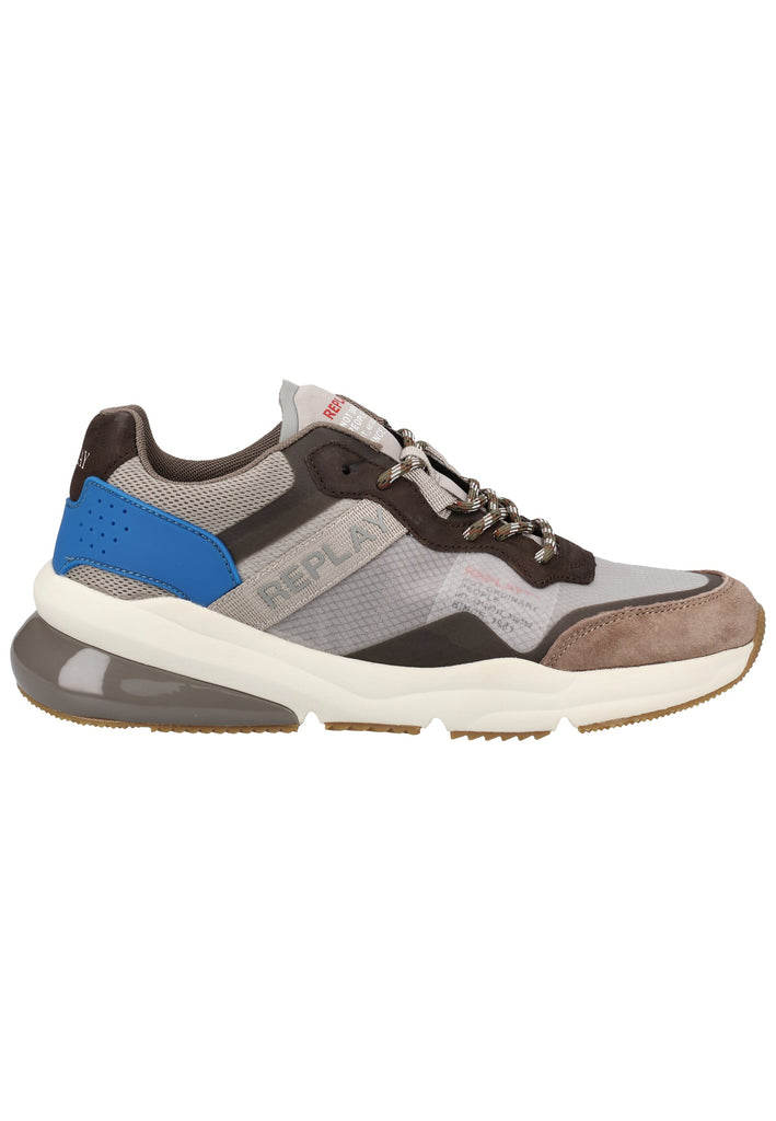 Replay Sneaker Leder/Mesh Grau