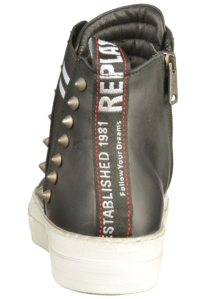 Replay Sneaker Leder Schwarz