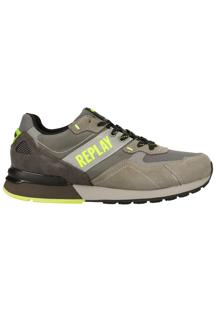 Replay Sneaker Leder/Textil Hellgrau