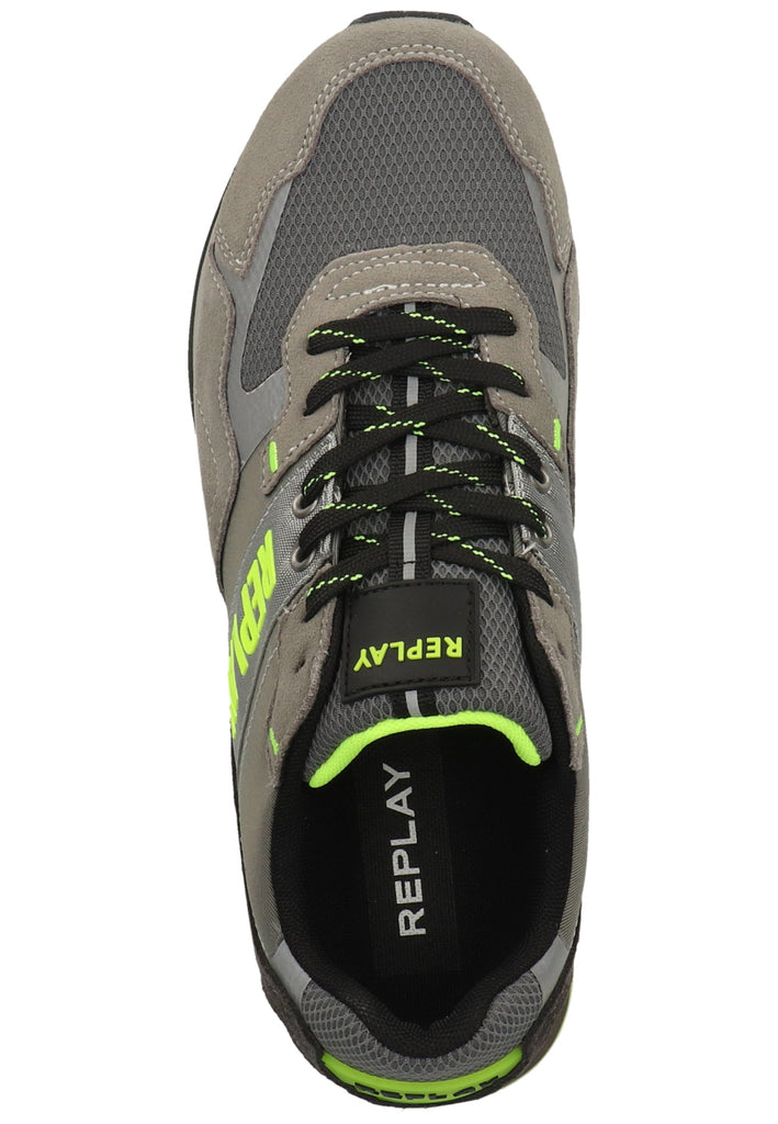 Replay Sneaker Leder/Textil Hellgrau