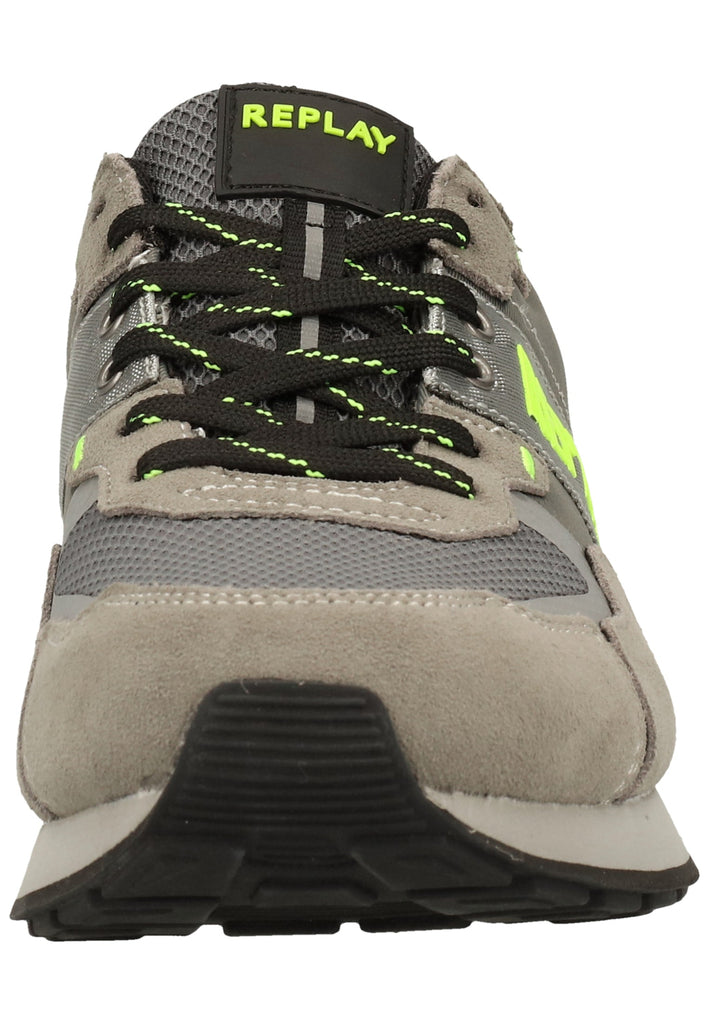 Replay Sneaker Leder/Textil Hellgrau
