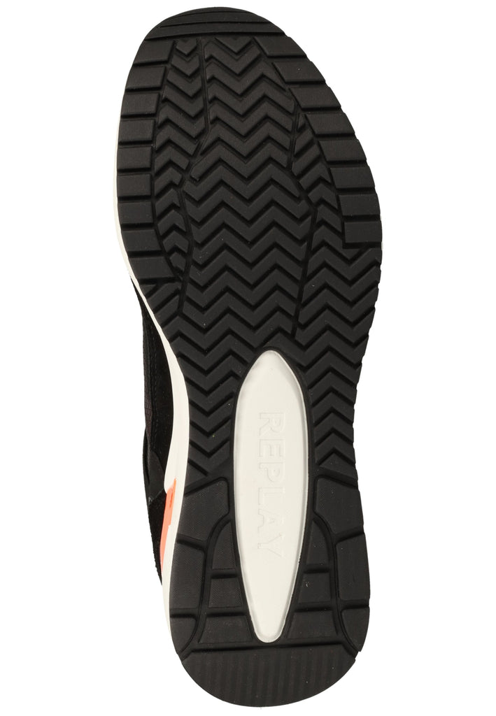 Replay Sneaker Leder/Textil Schwarz