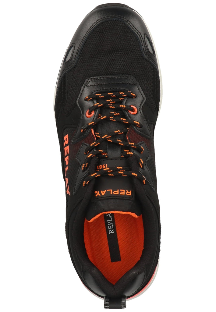Replay Sneaker Leder/Textil Schwarz
