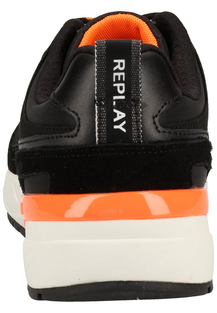 Replay Sneaker Leder/Textil Schwarz
