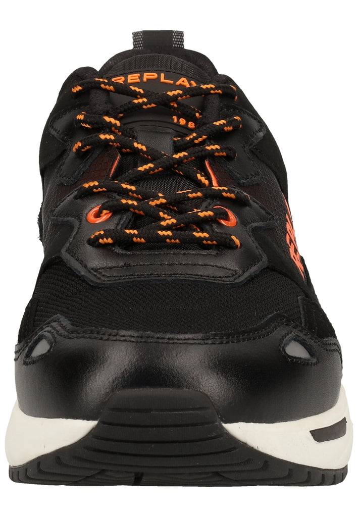 Replay Sneaker Leder/Textil Schwarz