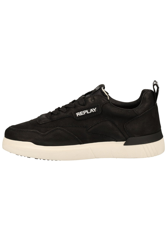 Replay Sneaker Leder/Textil Schwarz