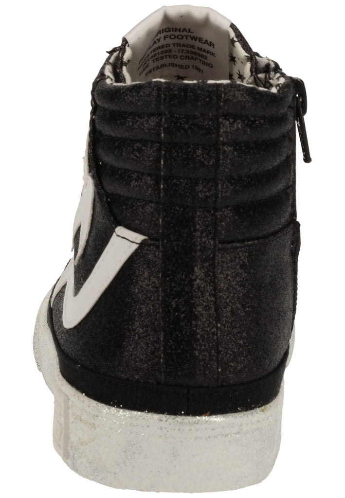 Replay Sneaker Leder/Textil Schwarz