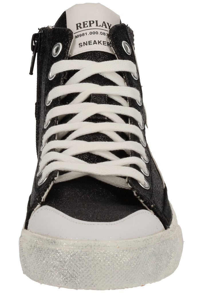 Replay Sneaker Leder/Textil Schwarz